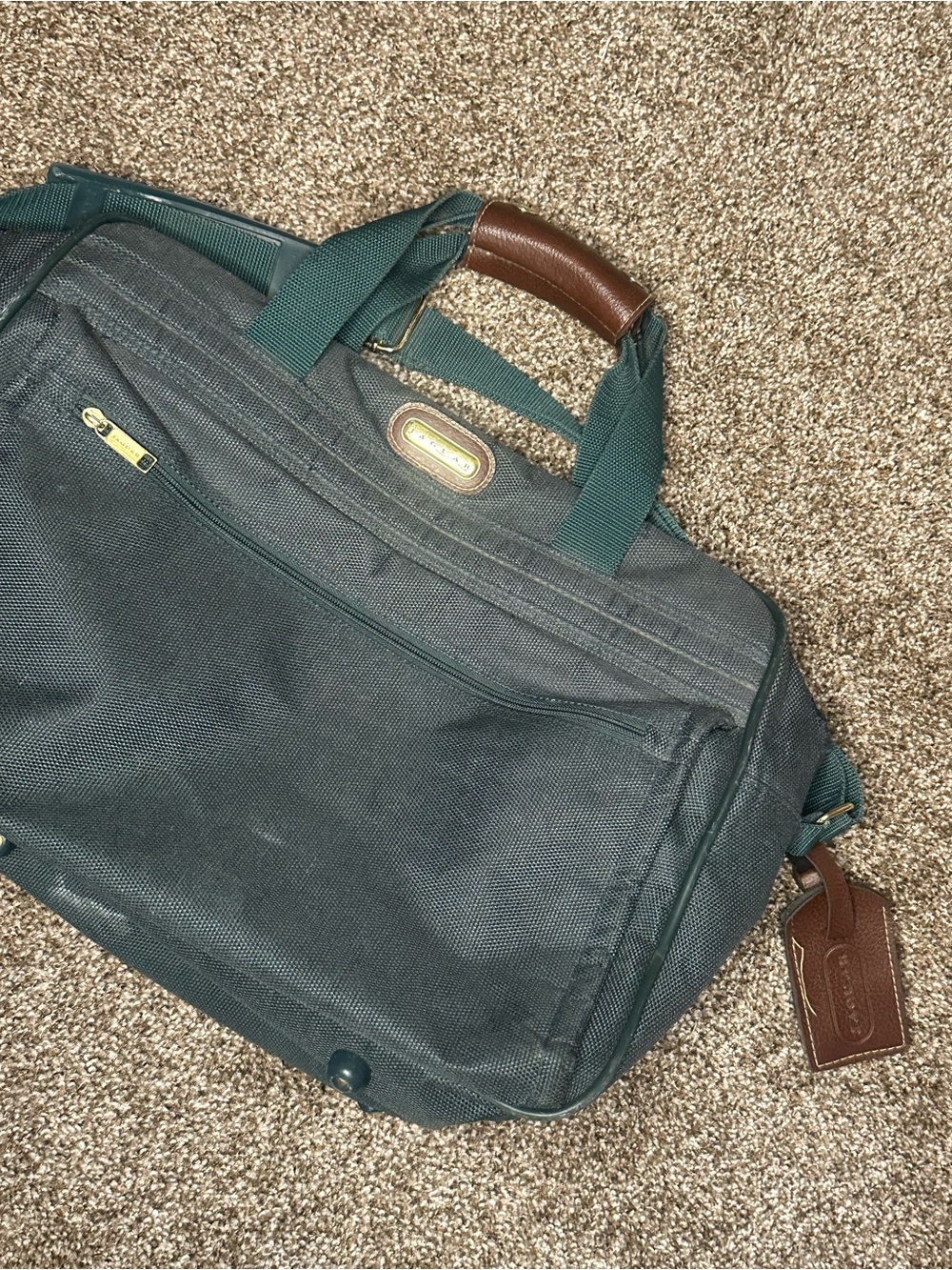 vintage jaguar duffle/messenger bag